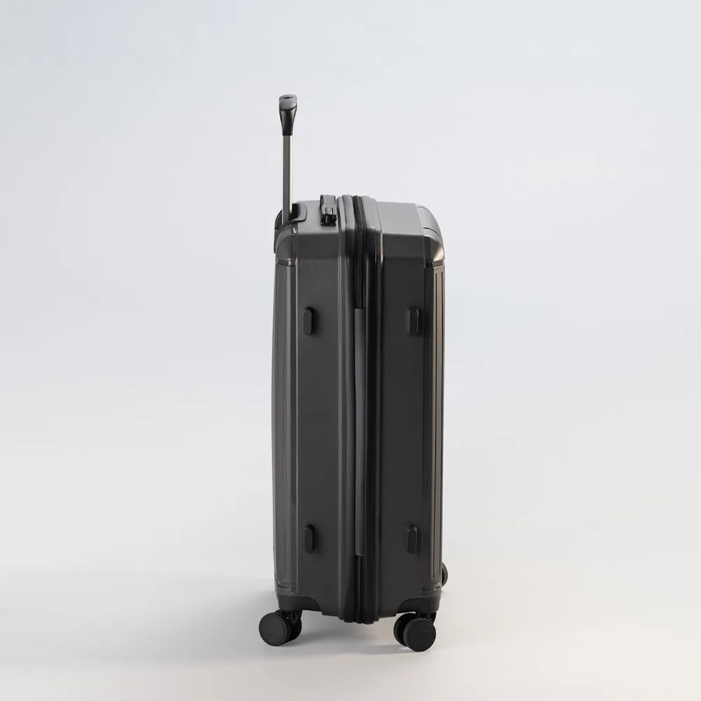 Robinsons Classic Large 28" Luggage - Hardside PP Extra Durable Quality - Dark Grey