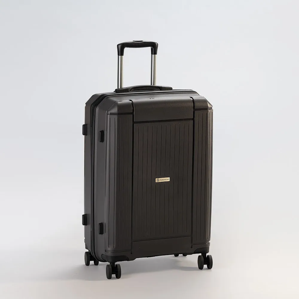 Robinsons Classic Large 28" Luggage - Hardside PP Extra Durable Quality - Dark Grey