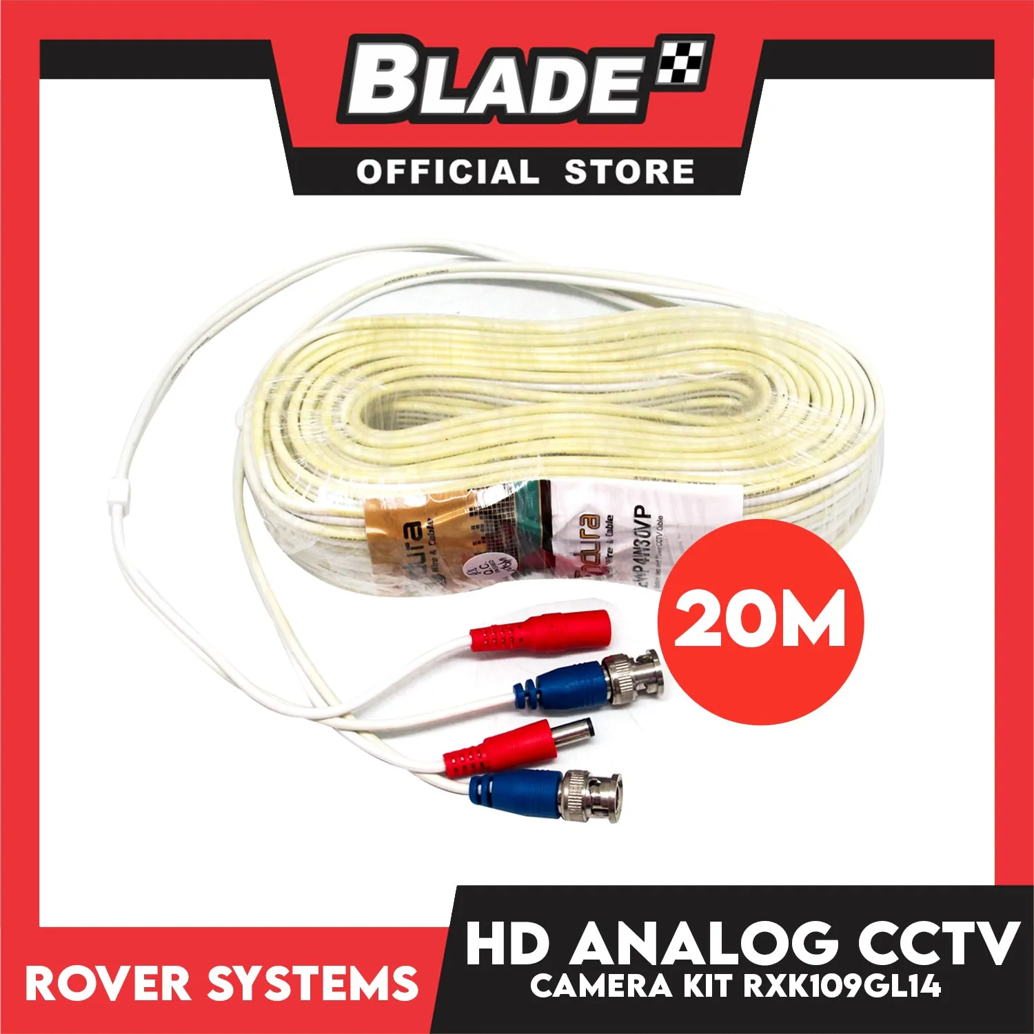 Rover Systems HD Analog CCTV Camera Kit (RXK109GLI4) XVI 2.0MP 1080P Experience Surveillance in HD