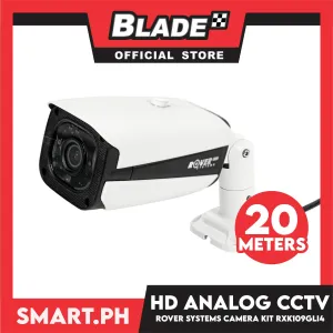 Rover Systems HD Analog CCTV Camera Kit (RXK109GLI4) XVI 2.0MP 1080P Experience Surveillance in HD