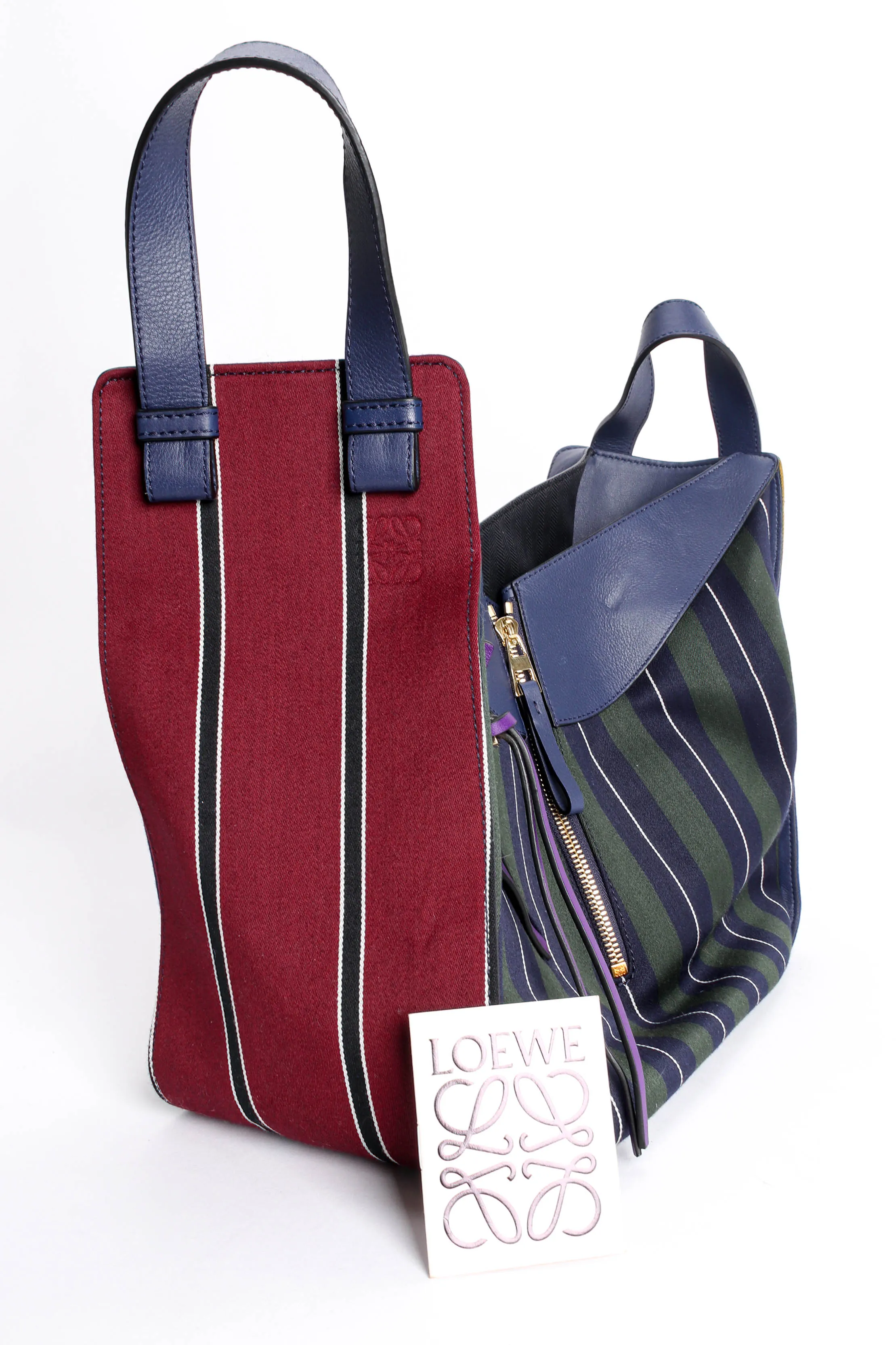 Rugby Stripe Canvas Hammock Bag