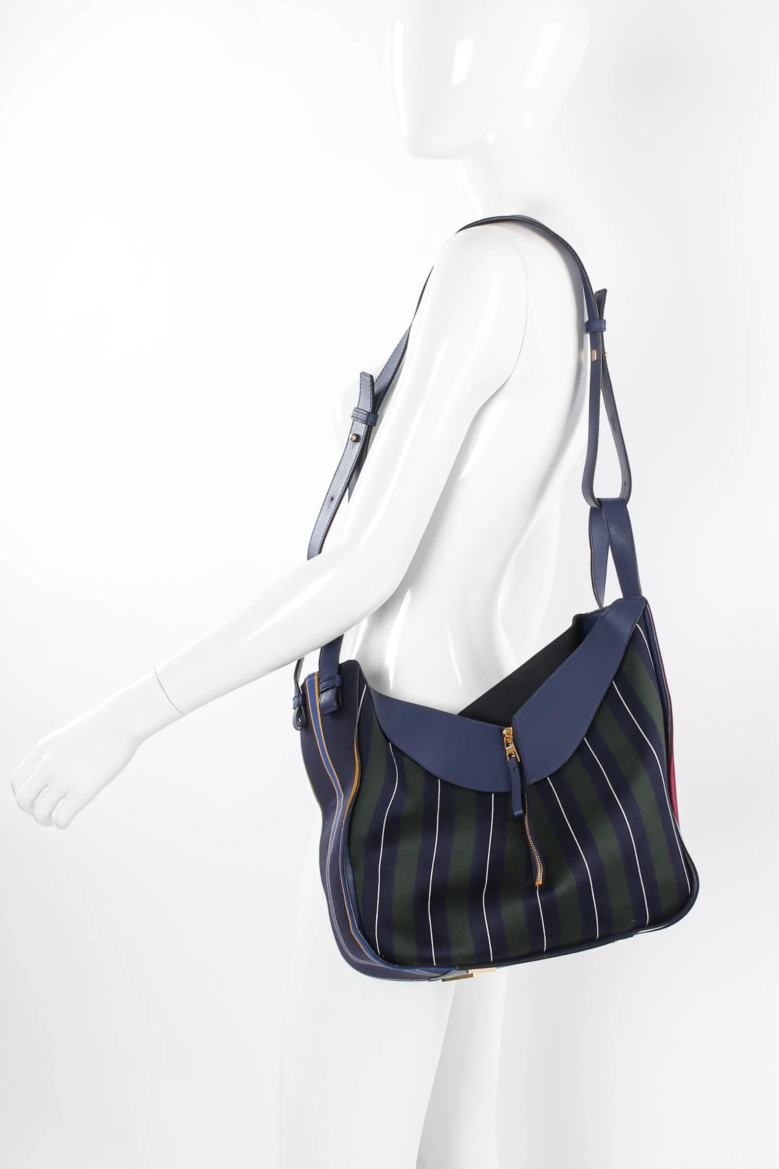Rugby Stripe Canvas Hammock Bag