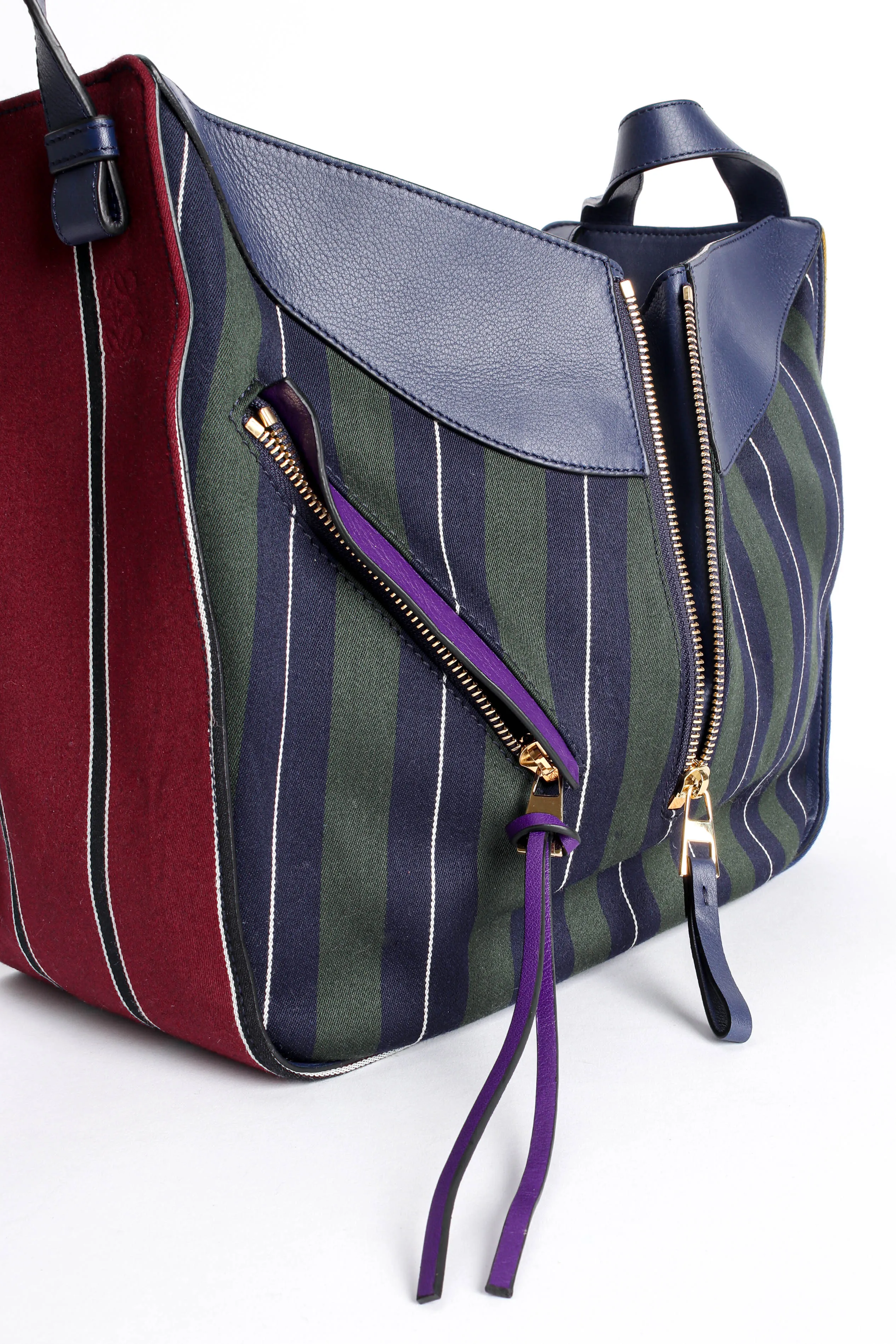 Rugby Stripe Canvas Hammock Bag
