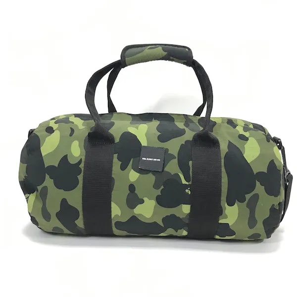 [S] A Bathing Ape Bape Camo Mini Duffle Bag Green
