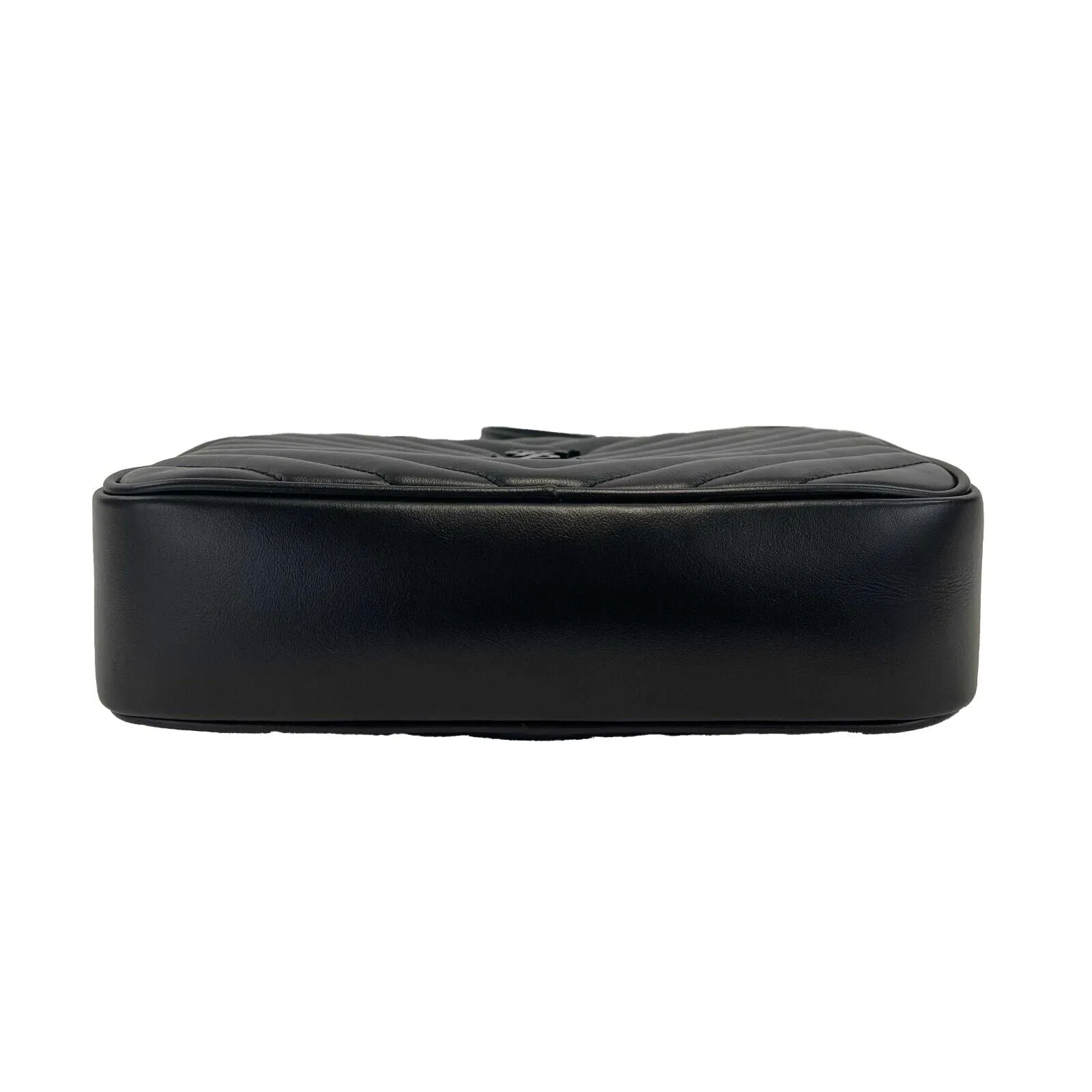 Saint Laurent - Excellent - Lou Camera Bag in Quilted Leather Black Crossbody