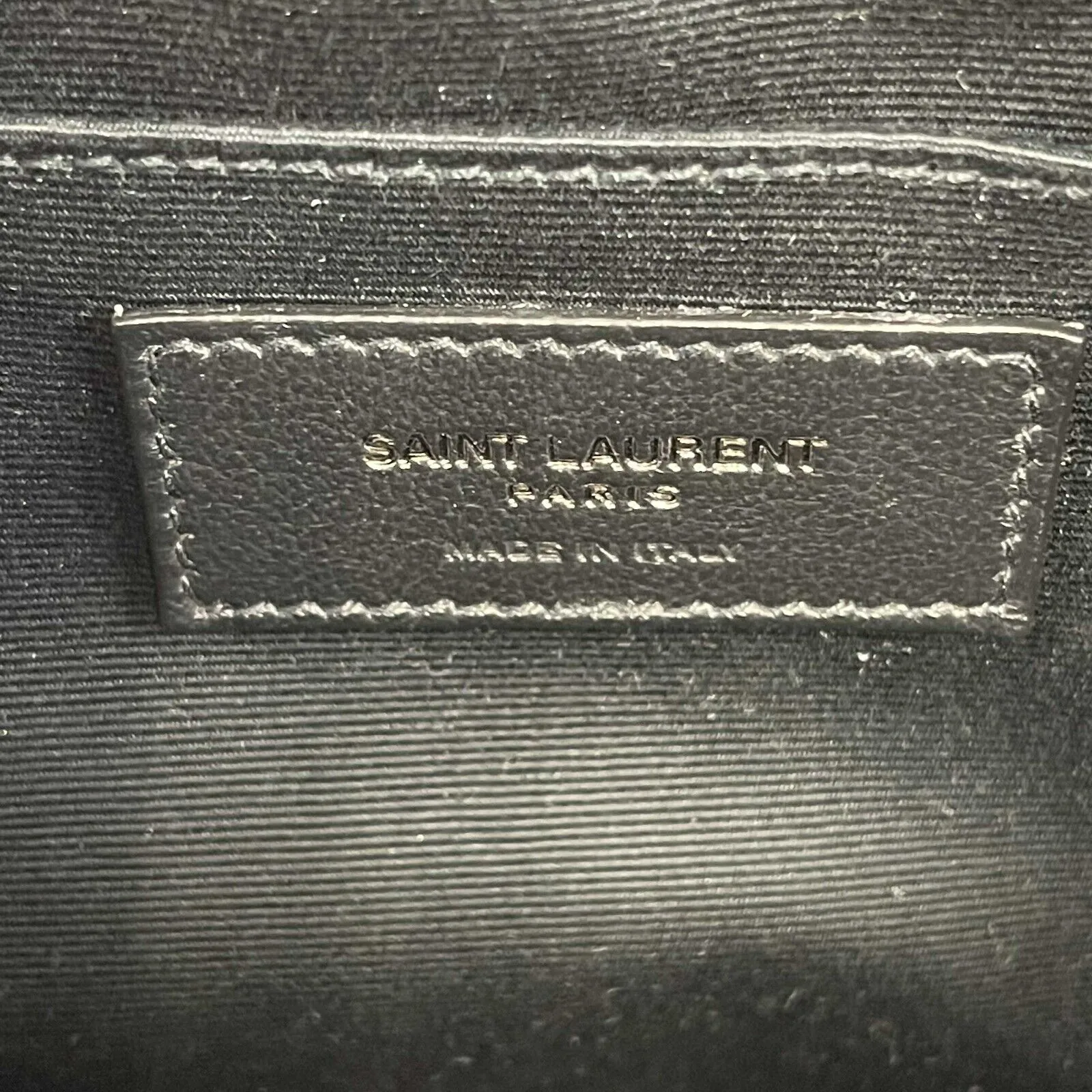 Saint Laurent - Excellent - Lou Camera Bag in Quilted Leather Black Crossbody
