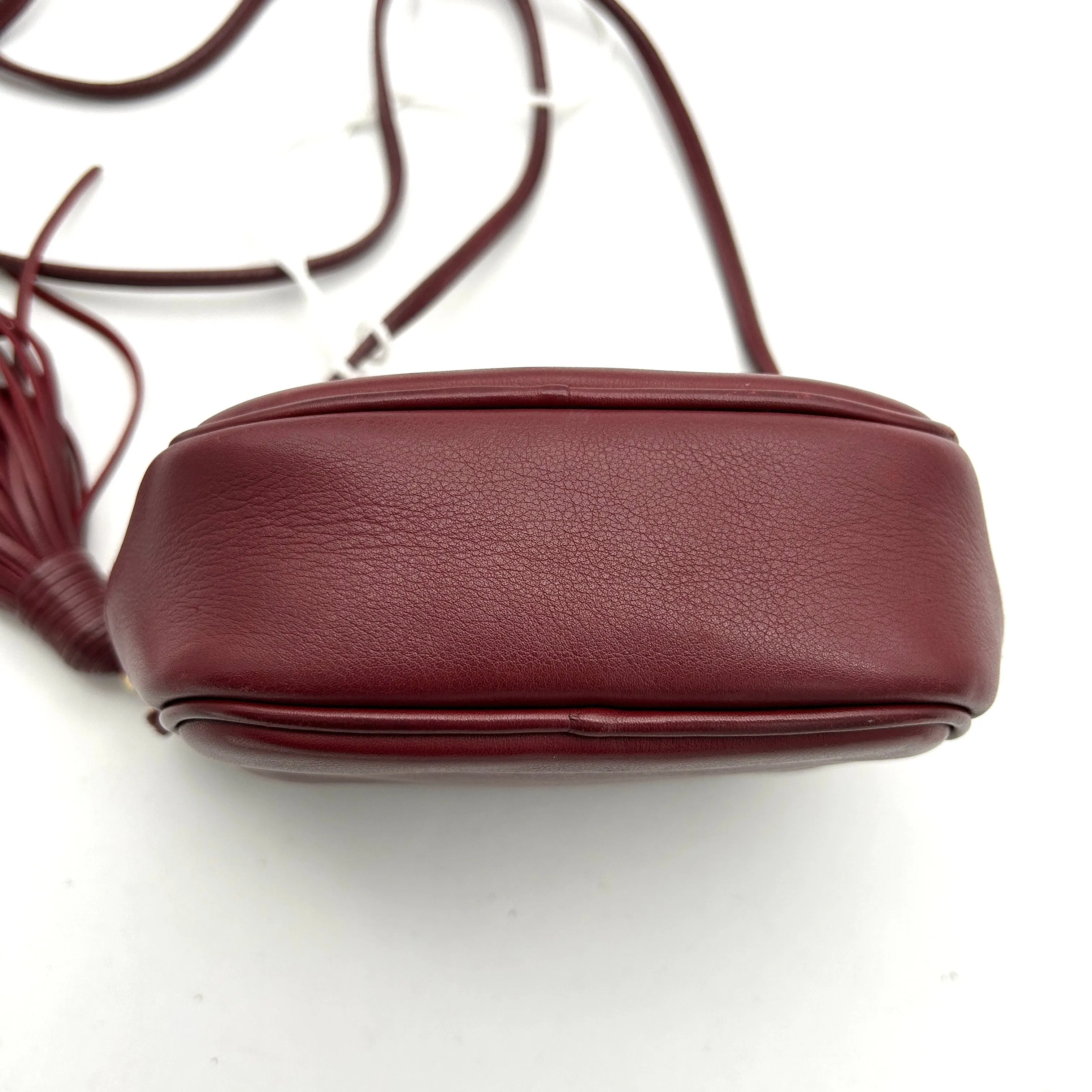 Saint Laurent Mini Monogram Lou Camera Bag - Burgundy Crossbody Bags, Handbags LA16986