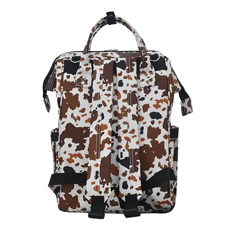 !SALE! Mocha Cow NGIL Diaper Bag/Travel Backpack