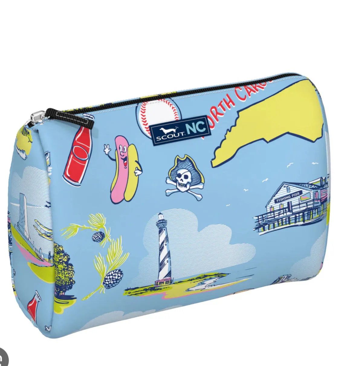 Scout NC Packin' Heat Makeup Bag
