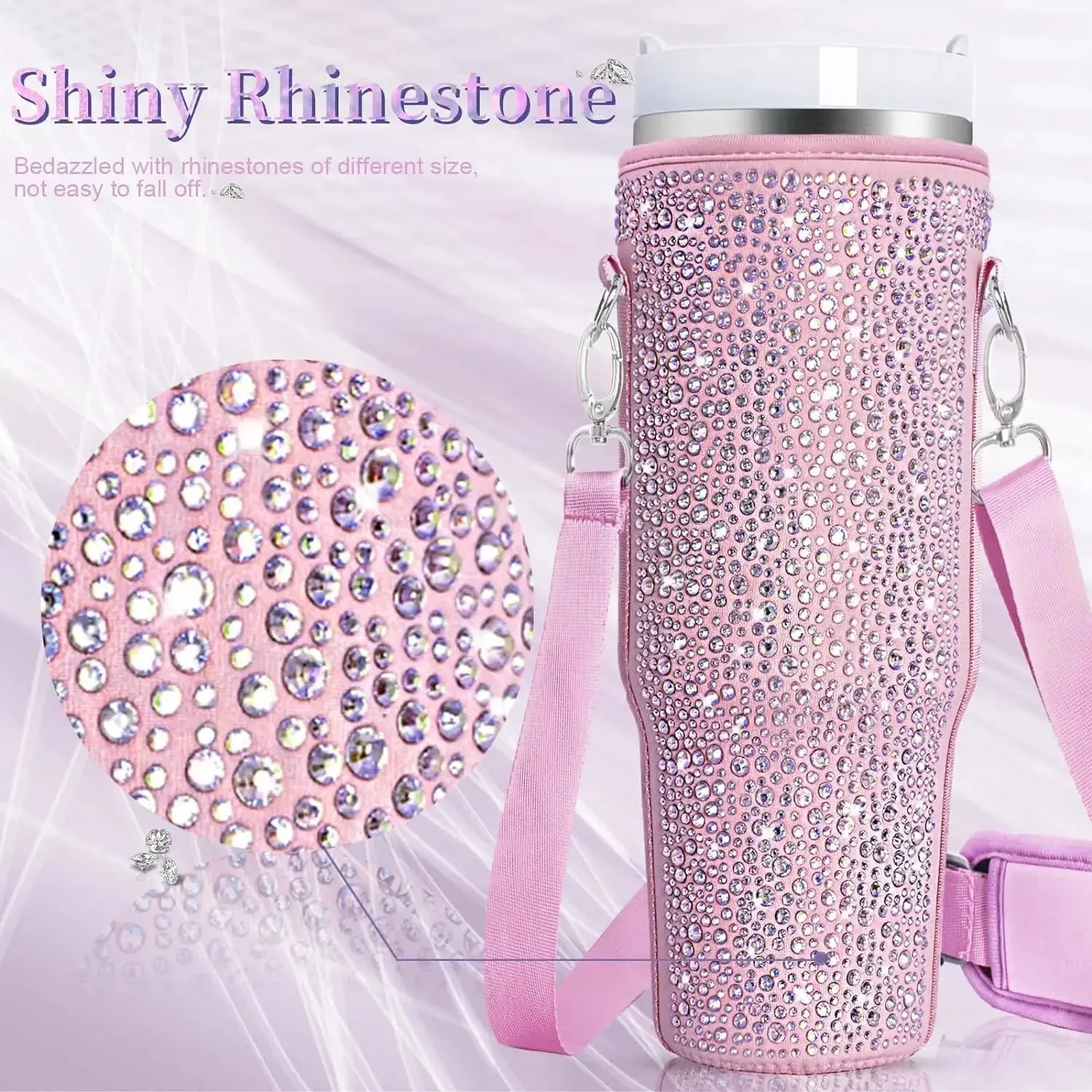 Shiny Diamond Mug Sleeves For Stanley