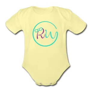 Signature Logo Organic Baby Onesie