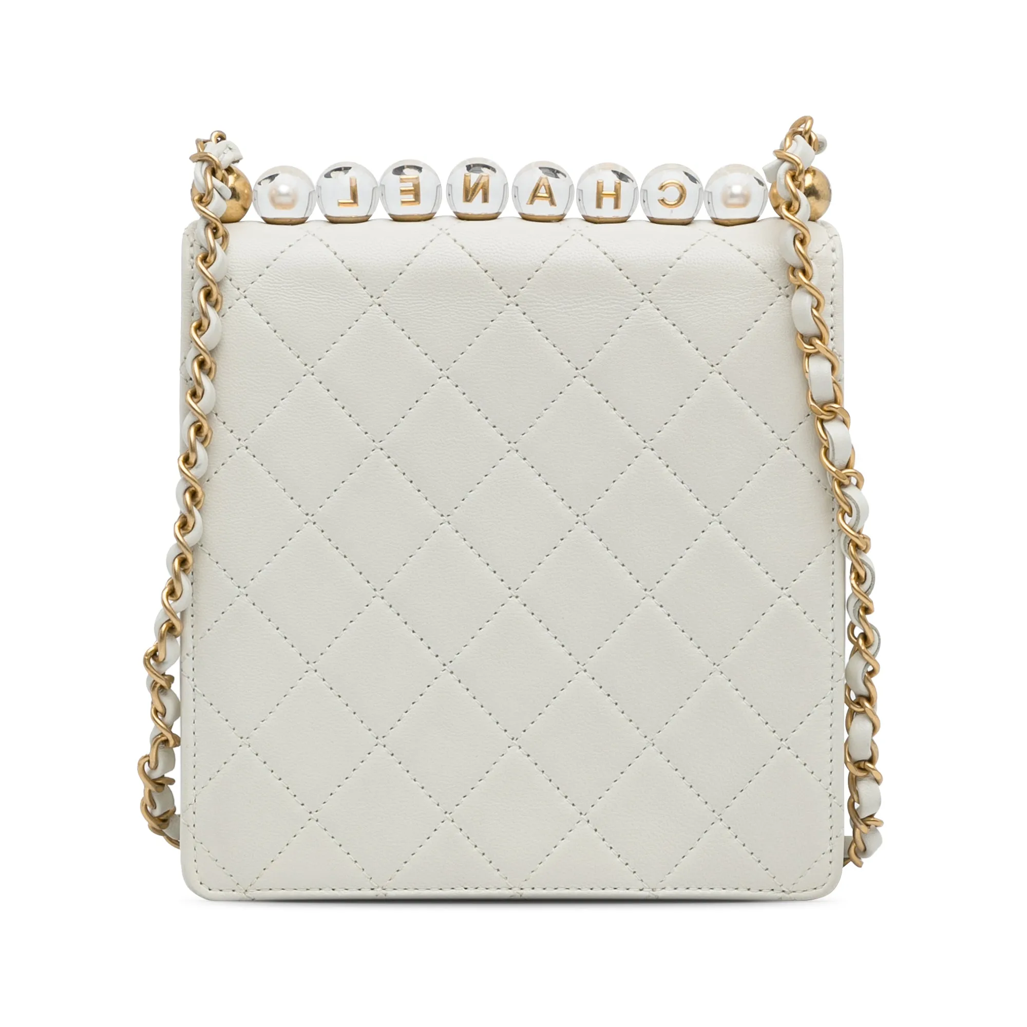 Small Chic Pearls Flap