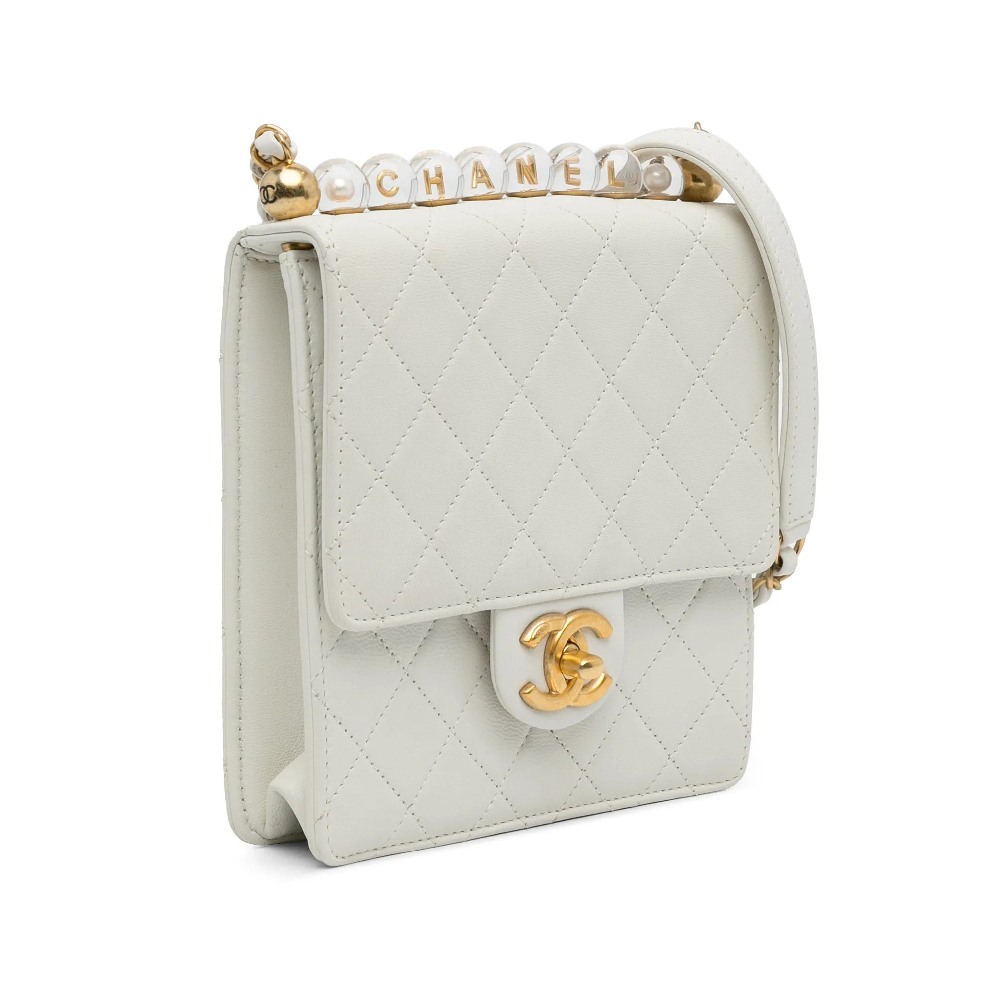Small Chic Pearls Flap