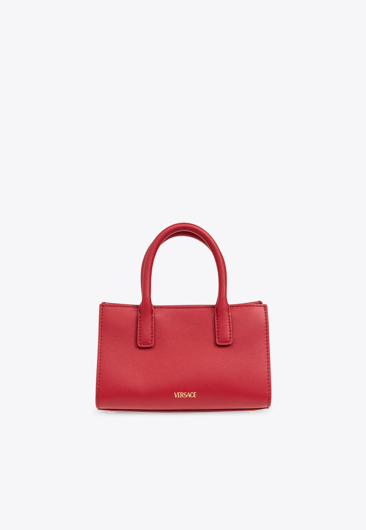 Small Medusa '95 Leather Top Handle Bag