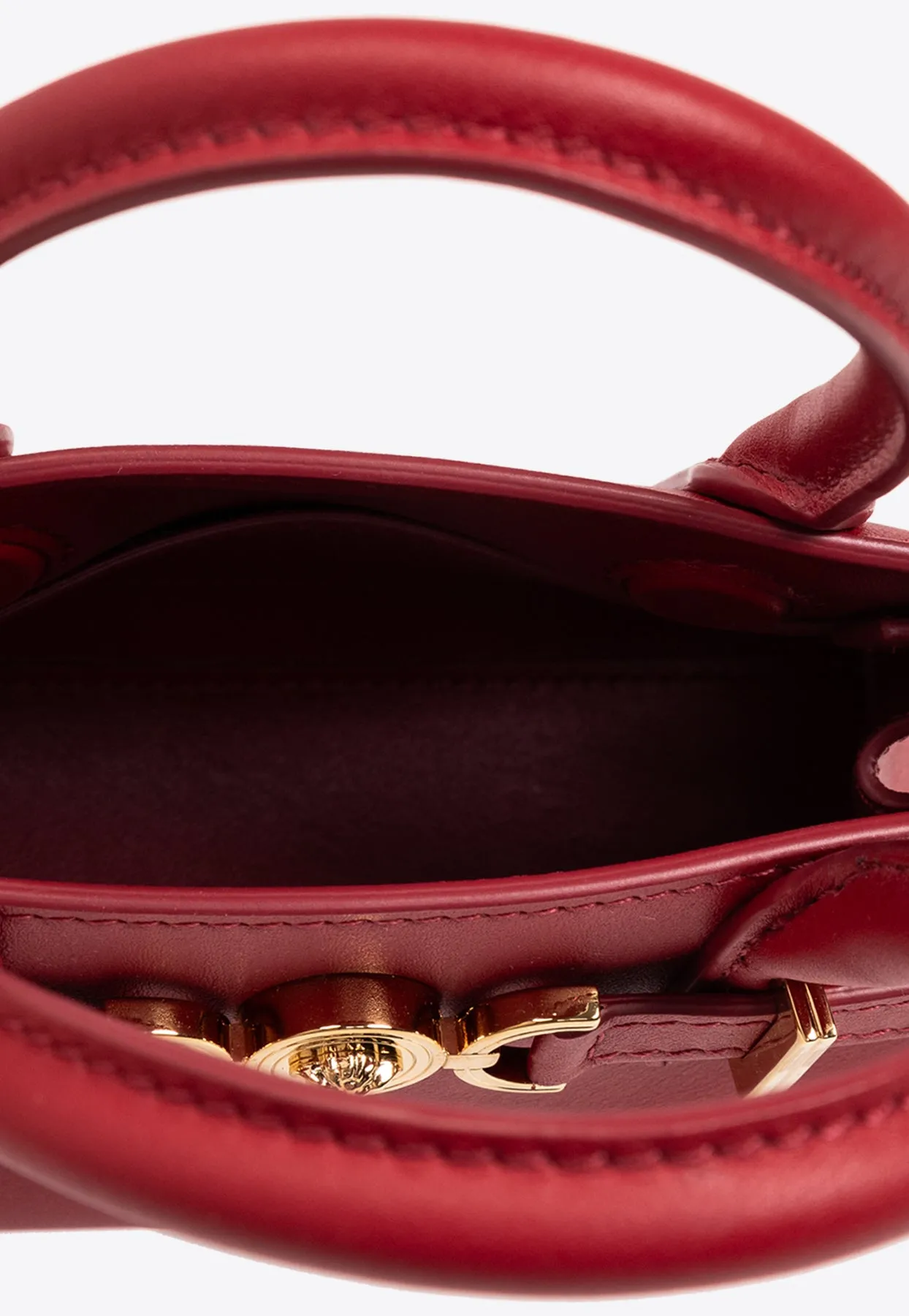 Small Medusa '95 Leather Top Handle Bag