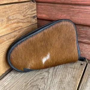 Small Pistol Case - Cowhide w/