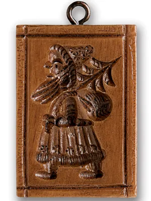 Small Santa Springerle Cookie Mold