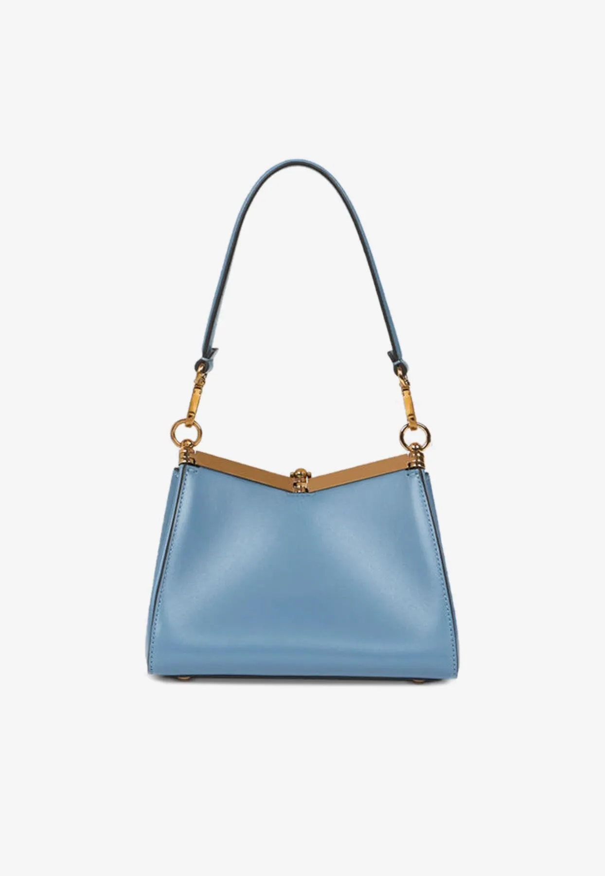 Small Vela Leather Shoulder Bag