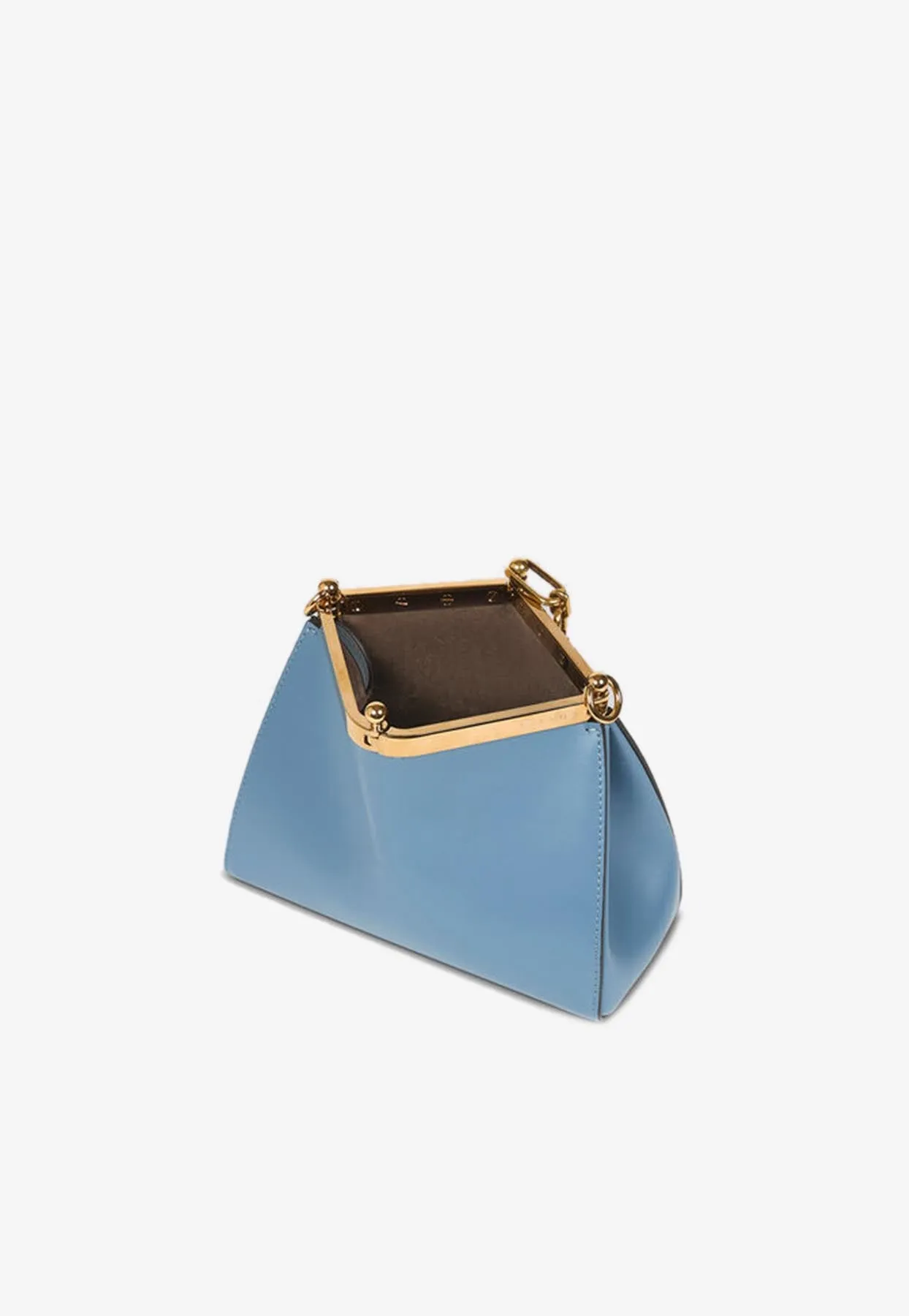 Small Vela Leather Shoulder Bag