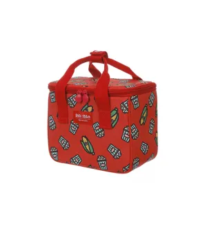 SNILLO STITCH Daily Lunch Cooler Bag Popcorn - Red