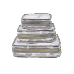 Snow Camo Packing Cube Stacking Set