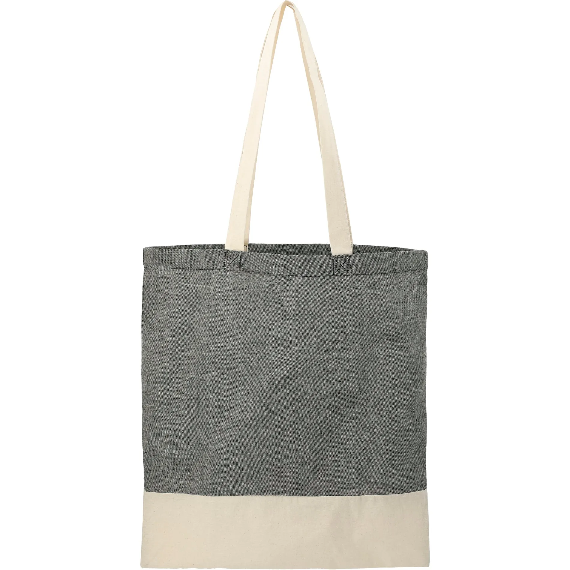 Split Recycled 5oz Cotton Twill Convention Tote