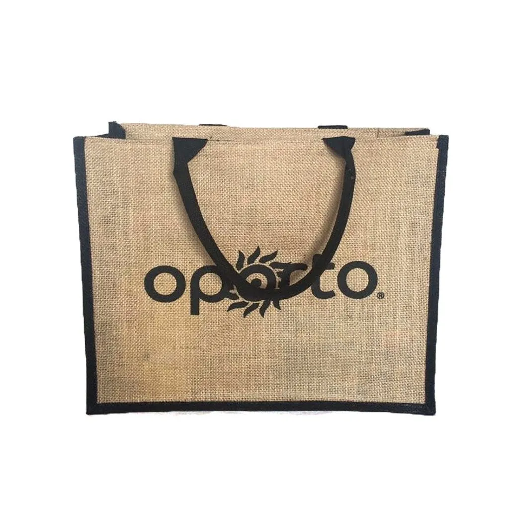 Stock Jute Bag Coloured-Black(SJB-02D)