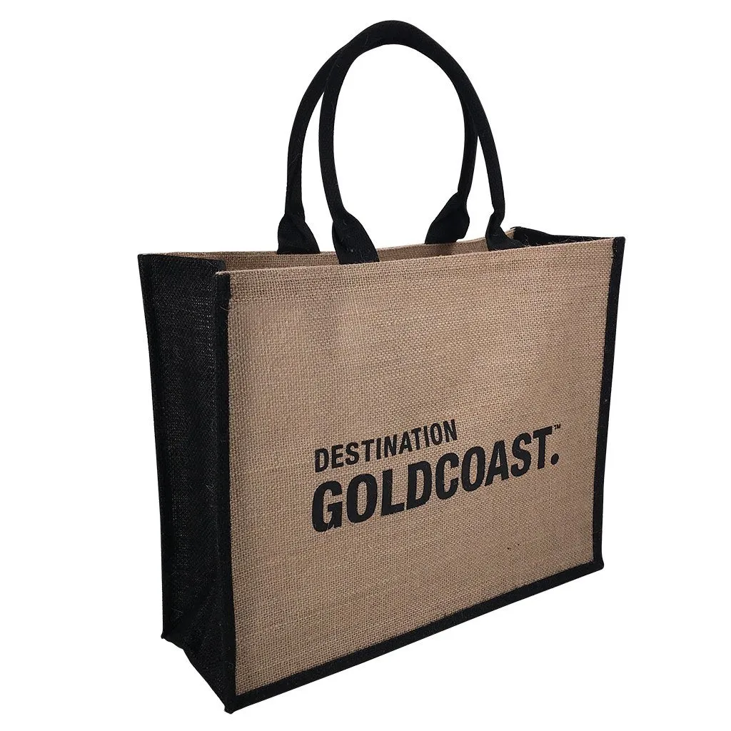 Stock Jute Bag Coloured-Black(SJB-02D)
