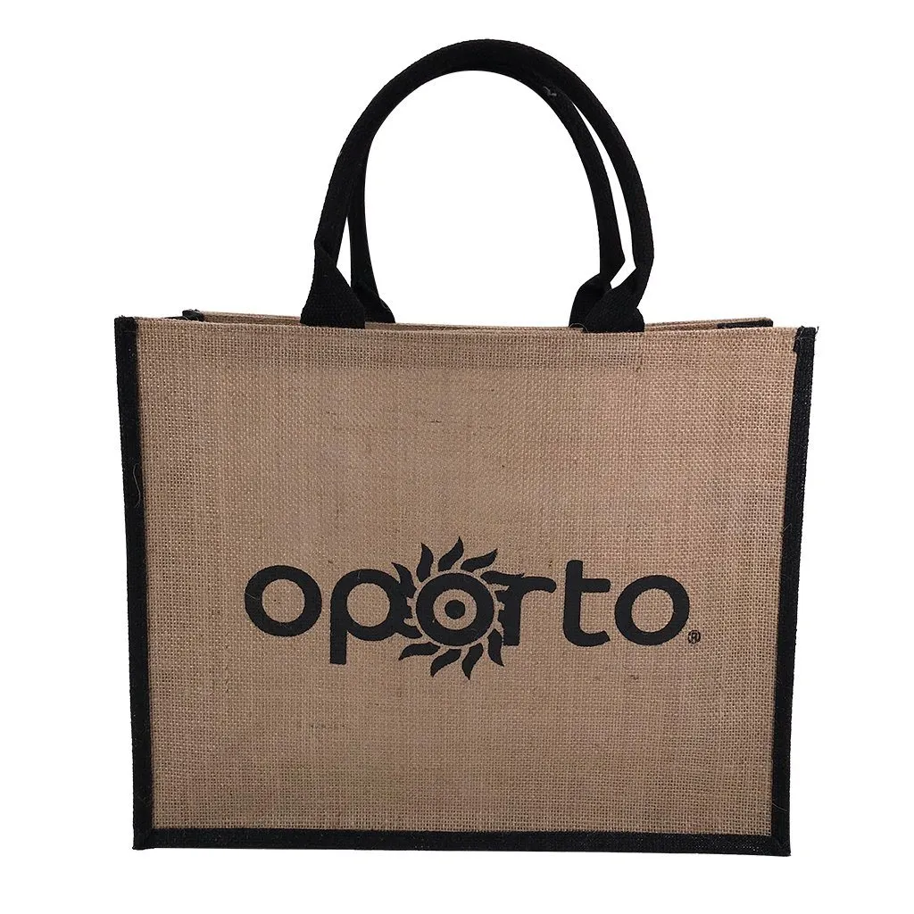 Stock Jute Bag Coloured-Black(SJB-02D)
