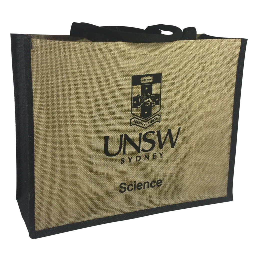 Stock Jute Bag Coloured-Black(SJB-02D)