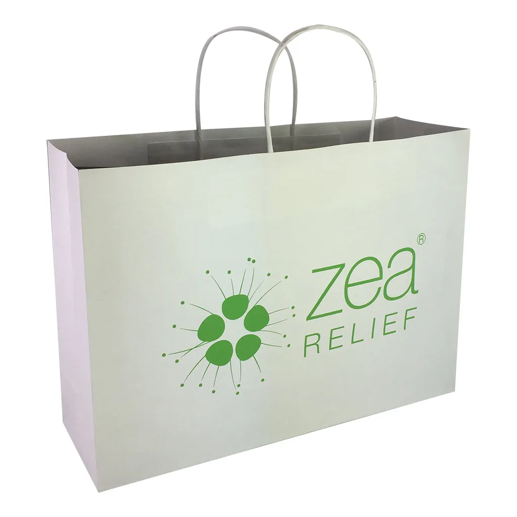 Stock Kraft Paper Shopper Bag(SKP-03D)