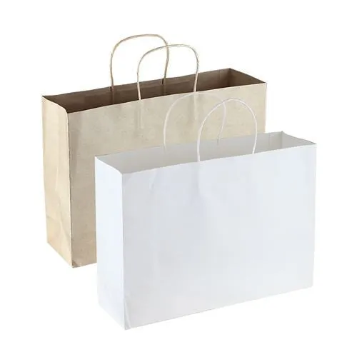 Stock Kraft Paper Shopper Bag(SKP-03D)