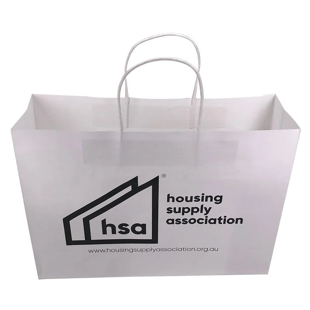Stock Kraft Paper Shopper Bag(SKP-03D)