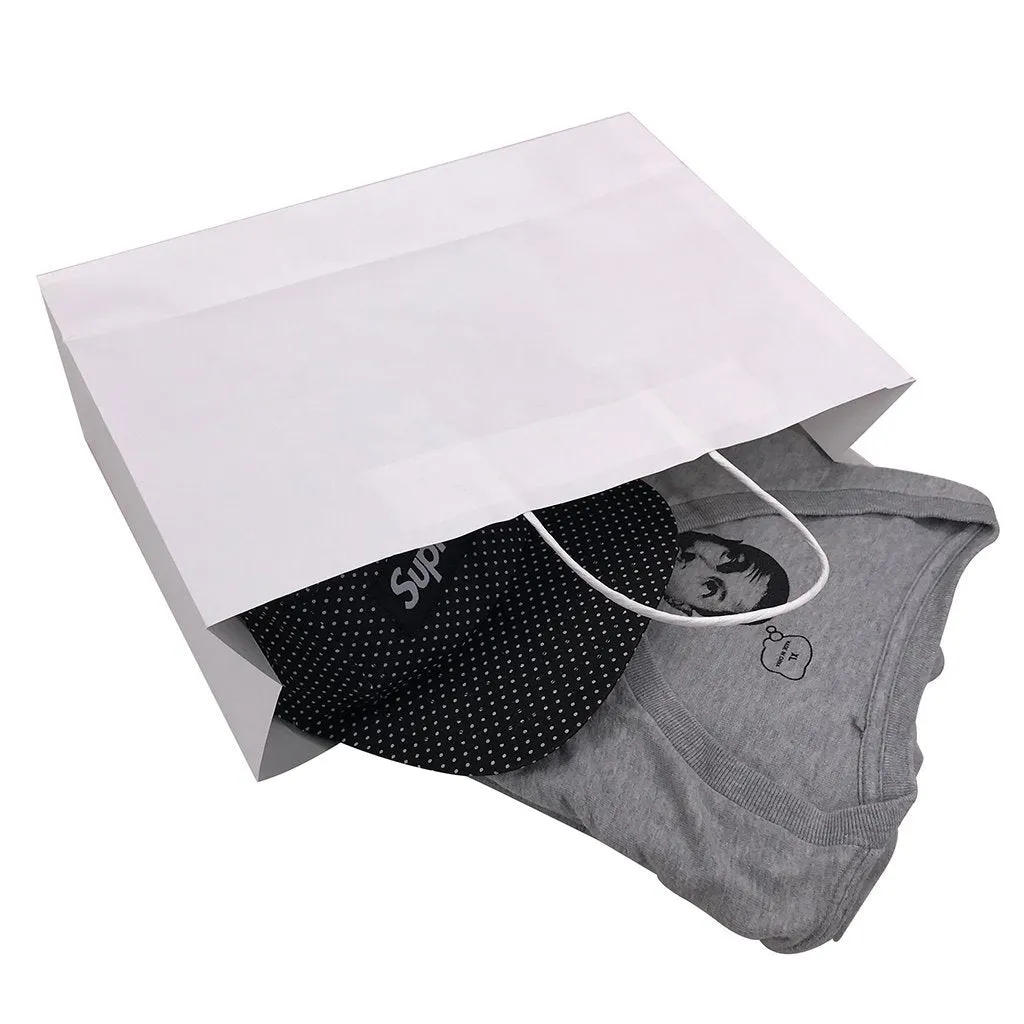 Stock Kraft Paper Shopper Bag(SKP-03D)