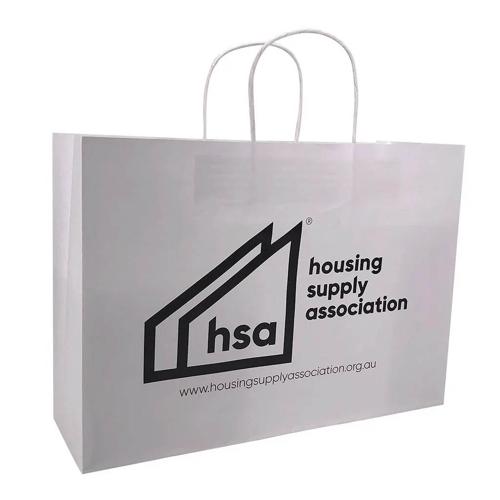 Stock Kraft Paper Shopper Bag(SKP-03D)