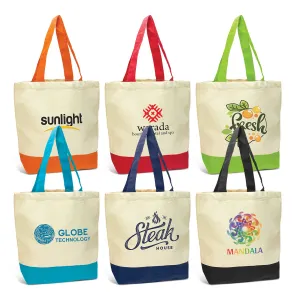 Stock Two Tone Cotton Tote(SCB-33T)