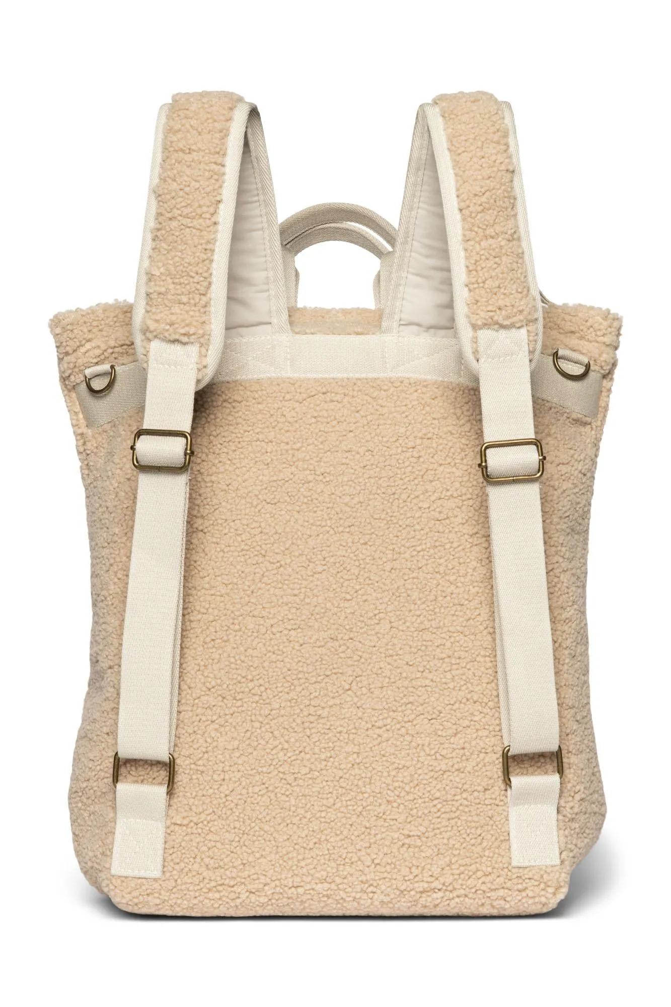 STUDIO NOOS TEDDY ADULT BACKPACK ECRU