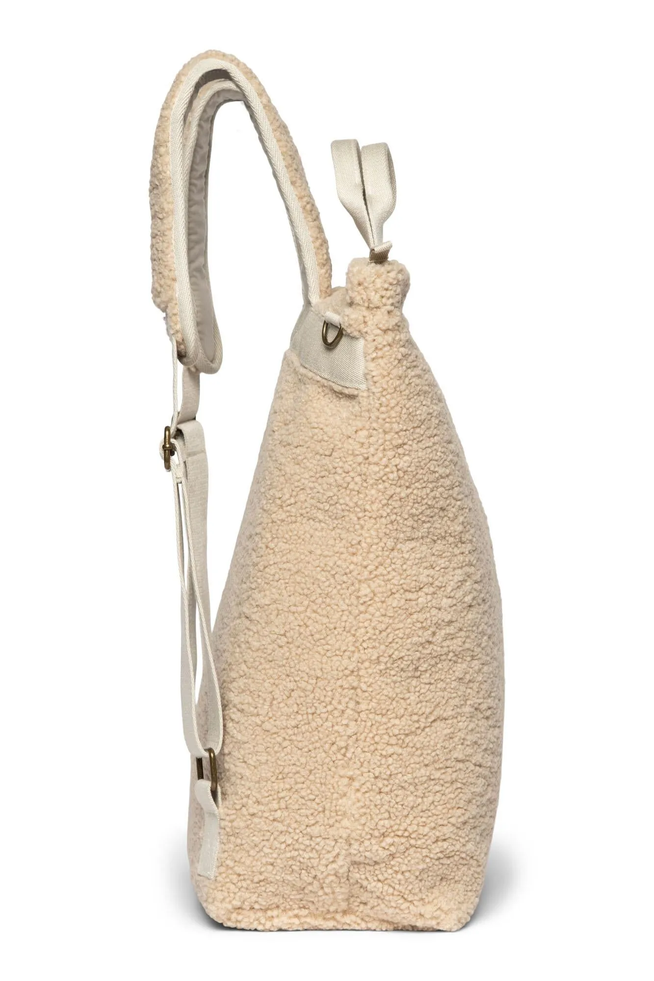 STUDIO NOOS TEDDY ADULT BACKPACK ECRU