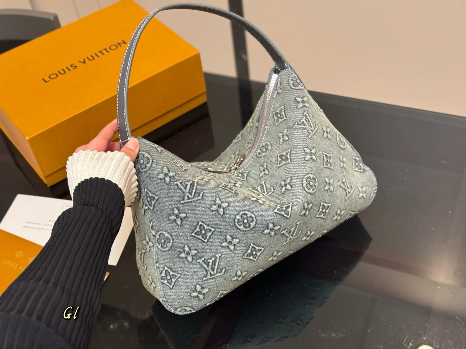 Stylish Cowboy Crescent Tote