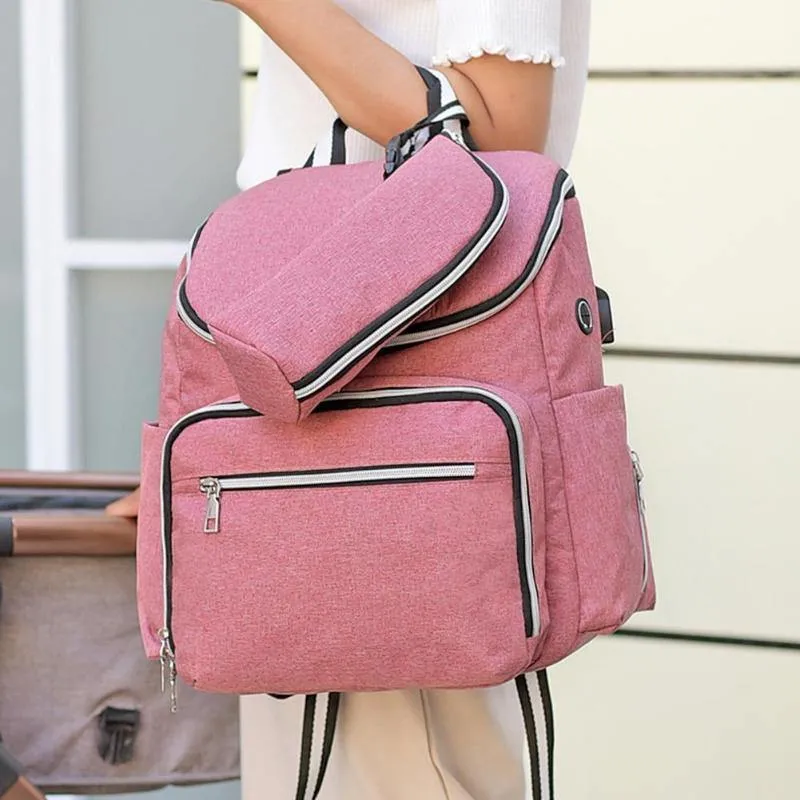 Stylish Fashion Waterproof Maternity Diaper Backpack