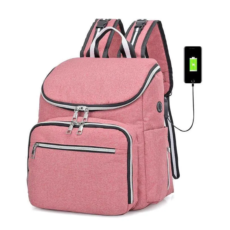Stylish Fashion Waterproof Maternity Diaper Backpack