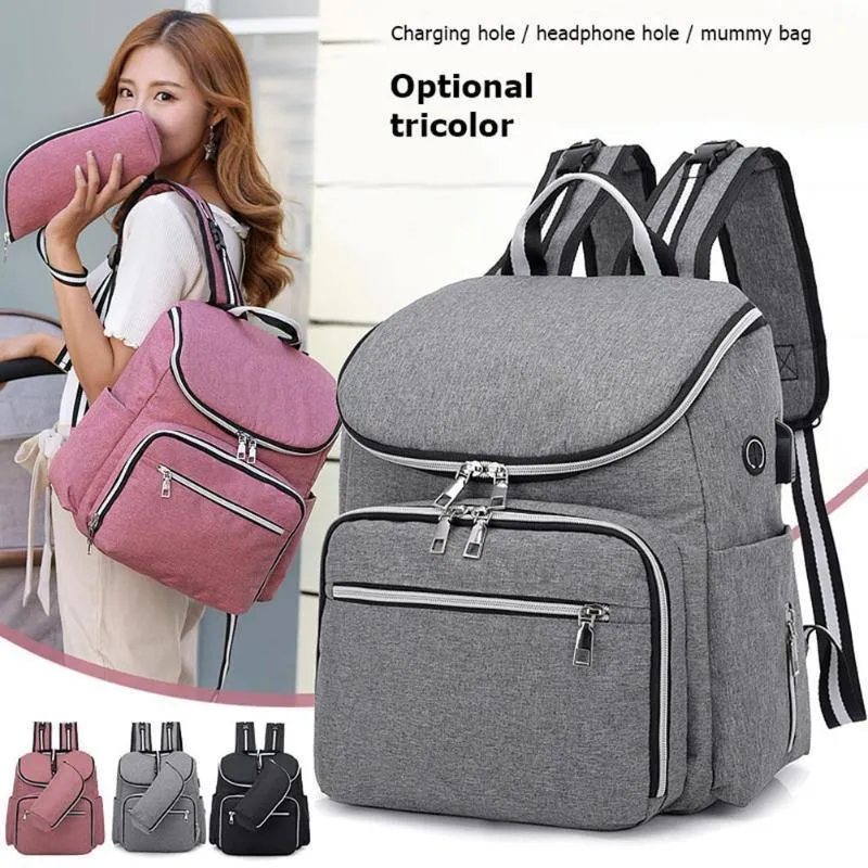 Stylish Fashion Waterproof Maternity Diaper Backpack