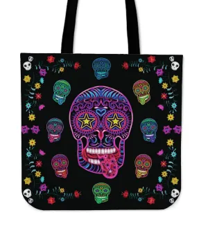 Sugar Skull Superstar Tote Bag