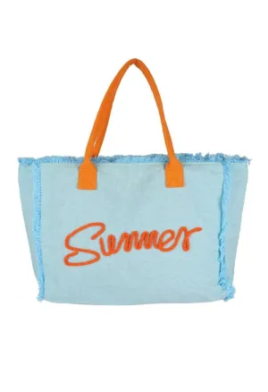Summer Bliss Tote-Blue
