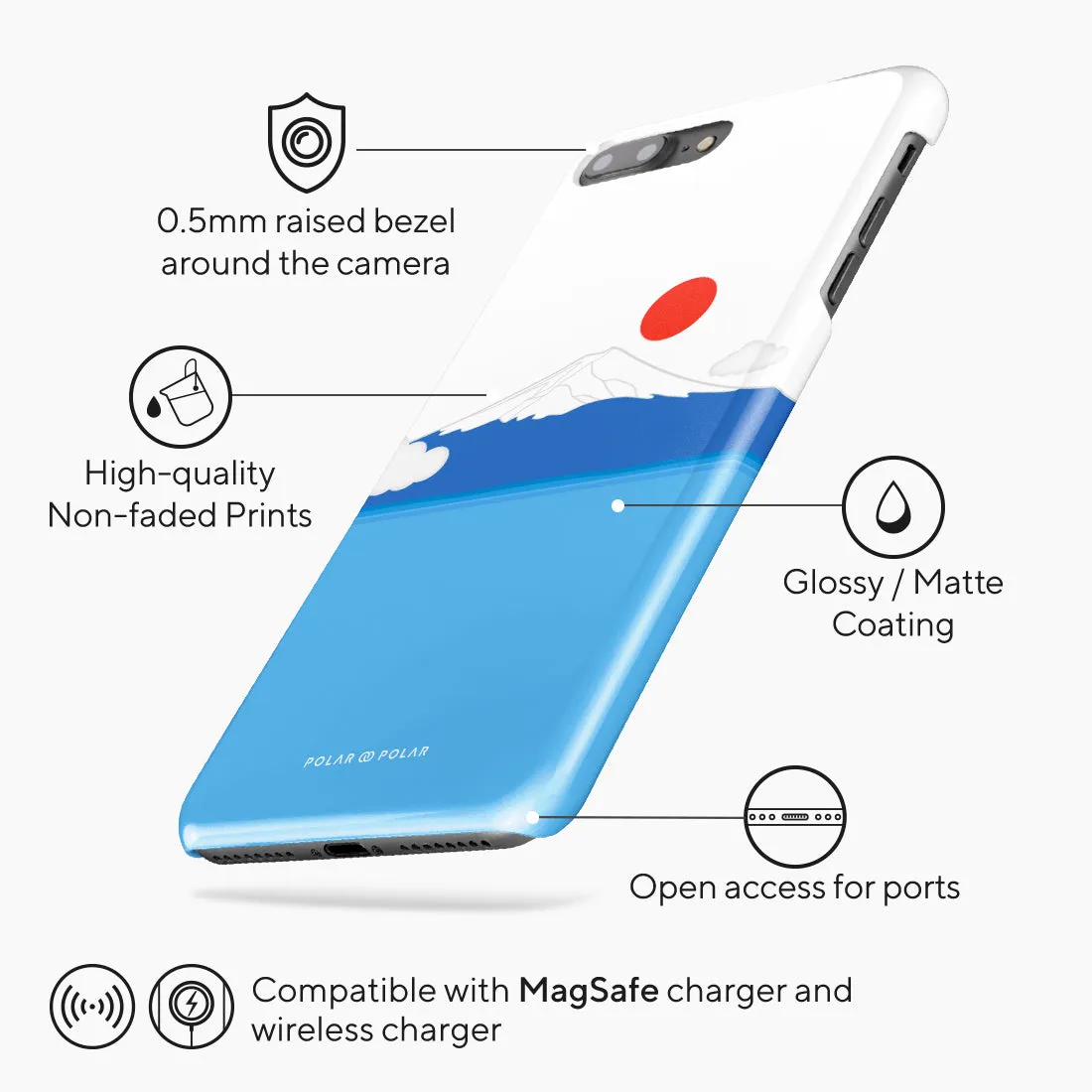 Summer Fujisan Custom - iPhone 8 Plus/7 Plus Case