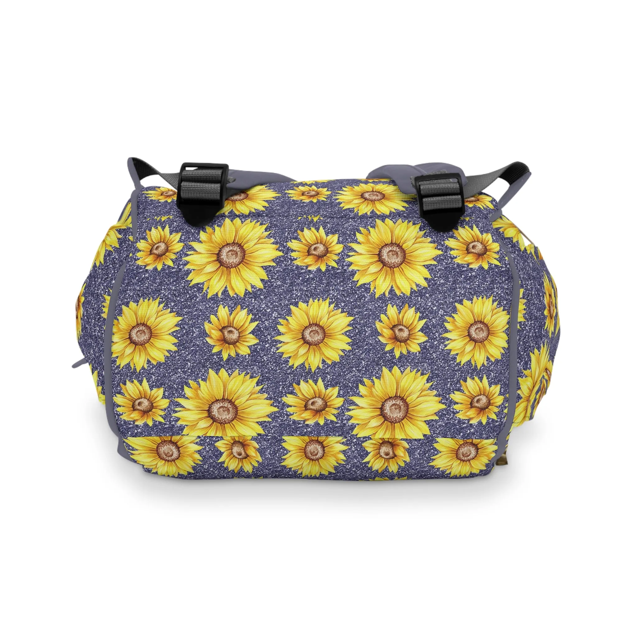 Sunflower Diaper Backpack - Bright & Multifunctional Baby Bag with Sunflower Design, Perfect for Nature-Loving Parents