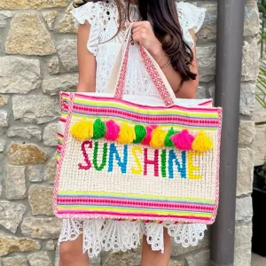 Sunshine Oversized Beach Tote Bag