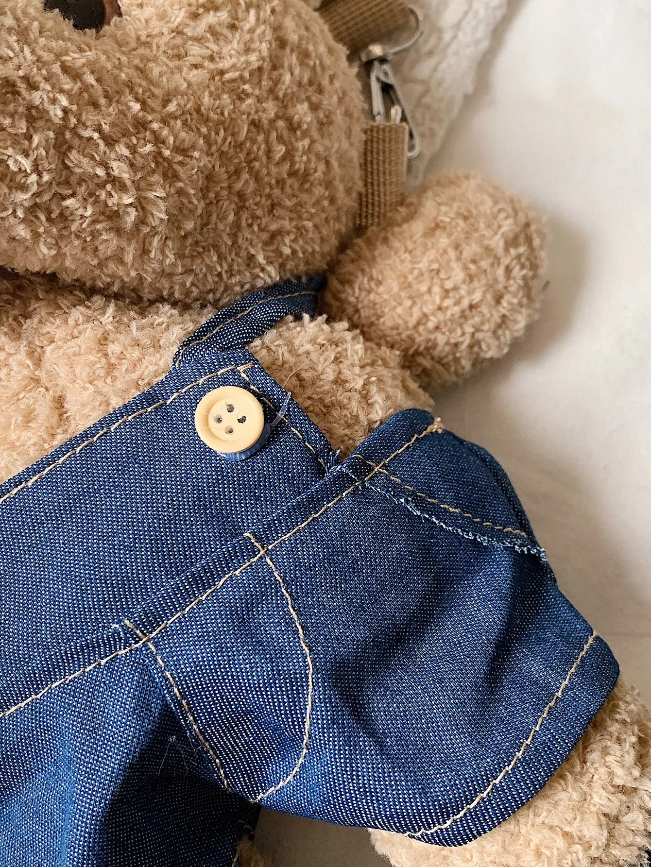Teddy Bear Design Novelty Bag - Brown