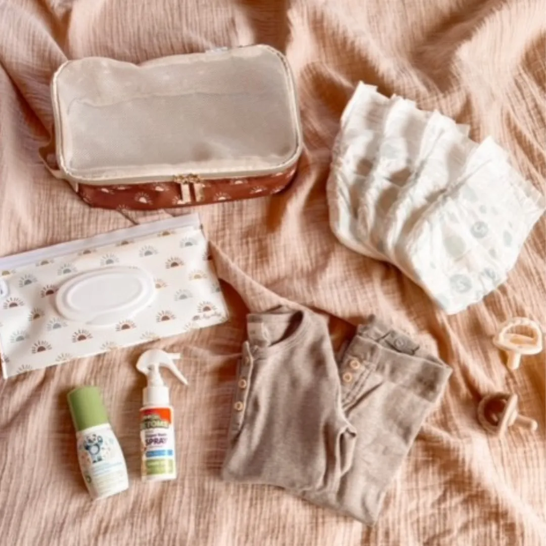 Terracotta Sun Packing Cubes