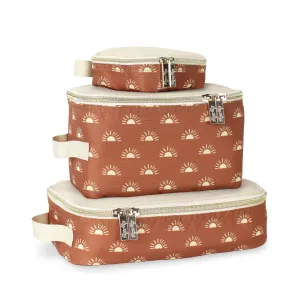 Terracotta Sun Packing Cubes